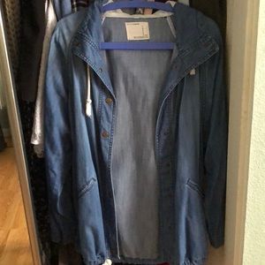 Denim oversized jacket